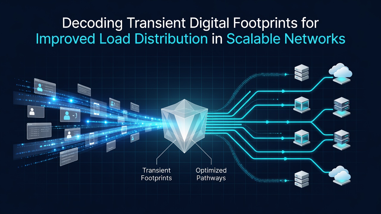 Decoding Transient Digital Footprints for Improved Load Distribution in Scalable Networks